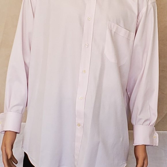 Men Shirt - 44 x 17.5- Light Pink - Picture 7 of 10